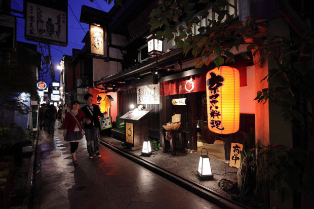 Киото ночью