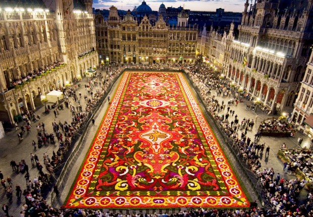 Праздник цветов в Брюсселе