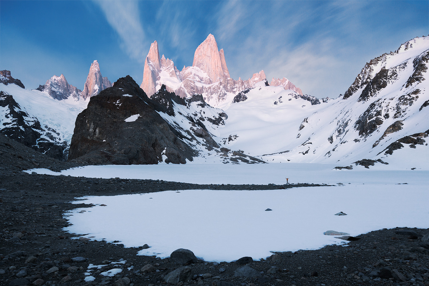 снежные горы Патагонии