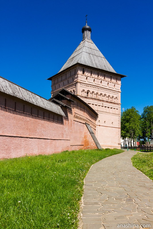 Проездная башня Спасо-Евфимиевского монастыря , Суздаль