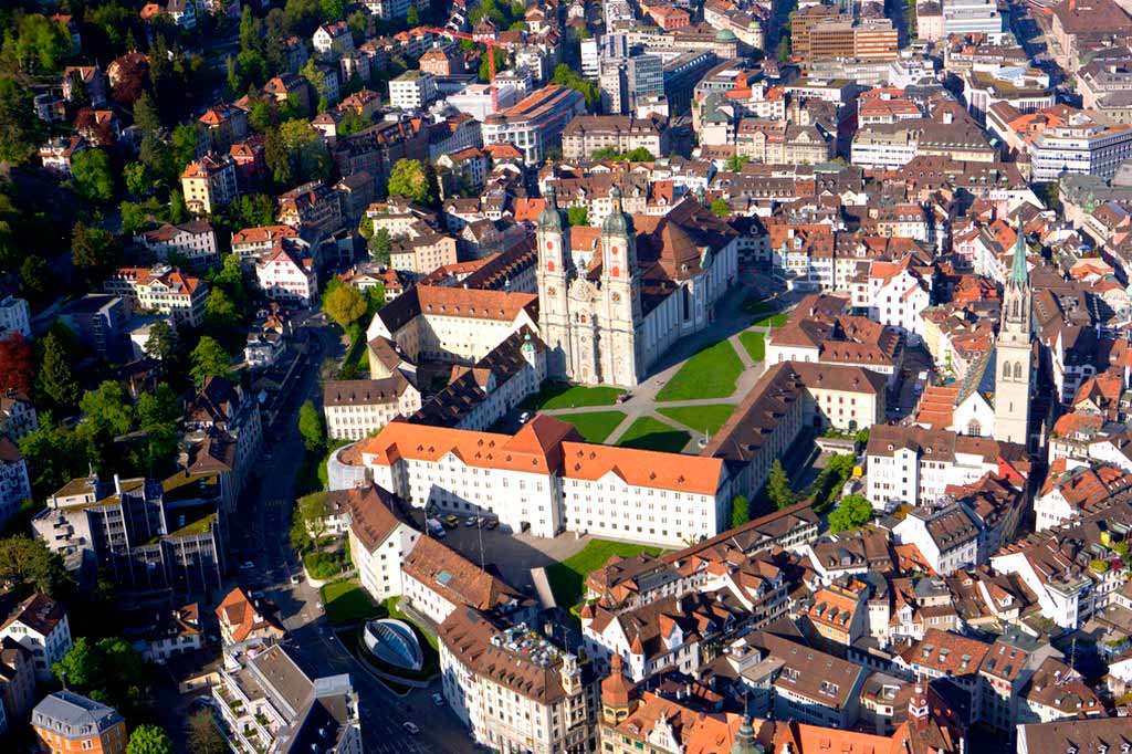 Монастырь Святого Галла в Швейцарии