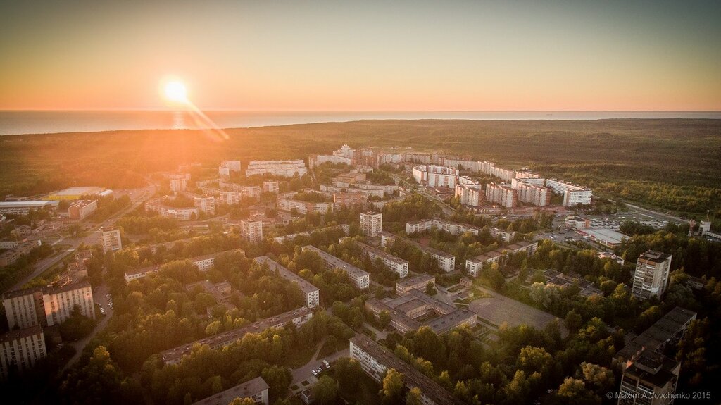 Сосновый Бор, Ленинградская область. Aerial views