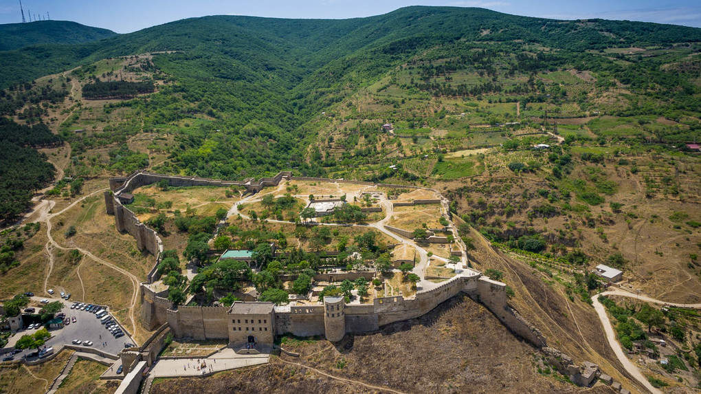 The Naryn-Kala fortress in Derbent, Dagestan (Ressia)