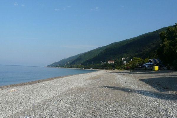 Дикие пляжи Абхазии