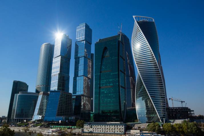 Сколько этажей в Москва-Сити