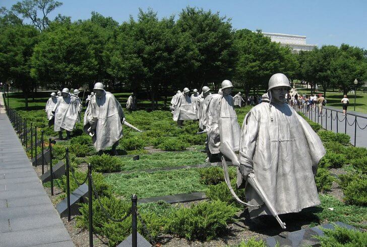 Мемориал ветеранам Корейской войны.