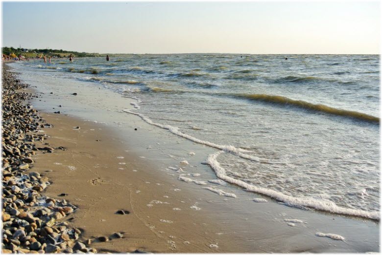 ракушечные пляжи залива