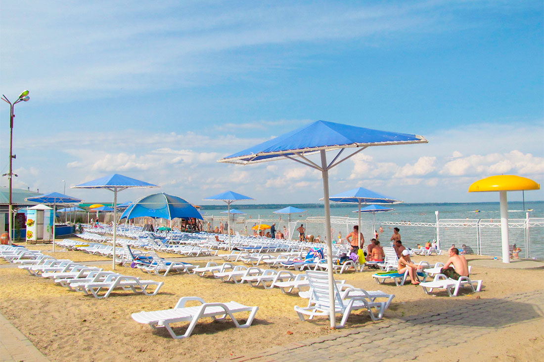 Елисеевский пляж в Таганроге
